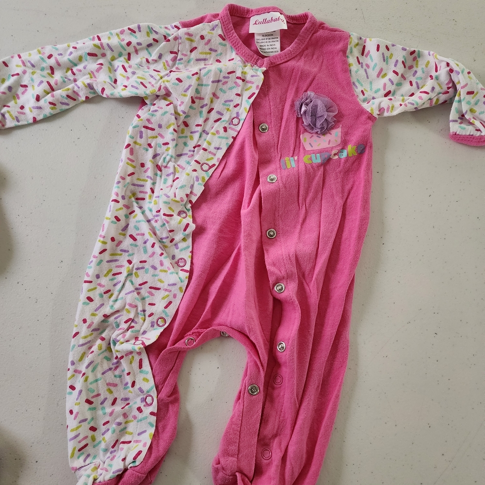 Kids Pink Cupcake One Piece